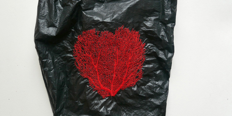 broderie sur plastique