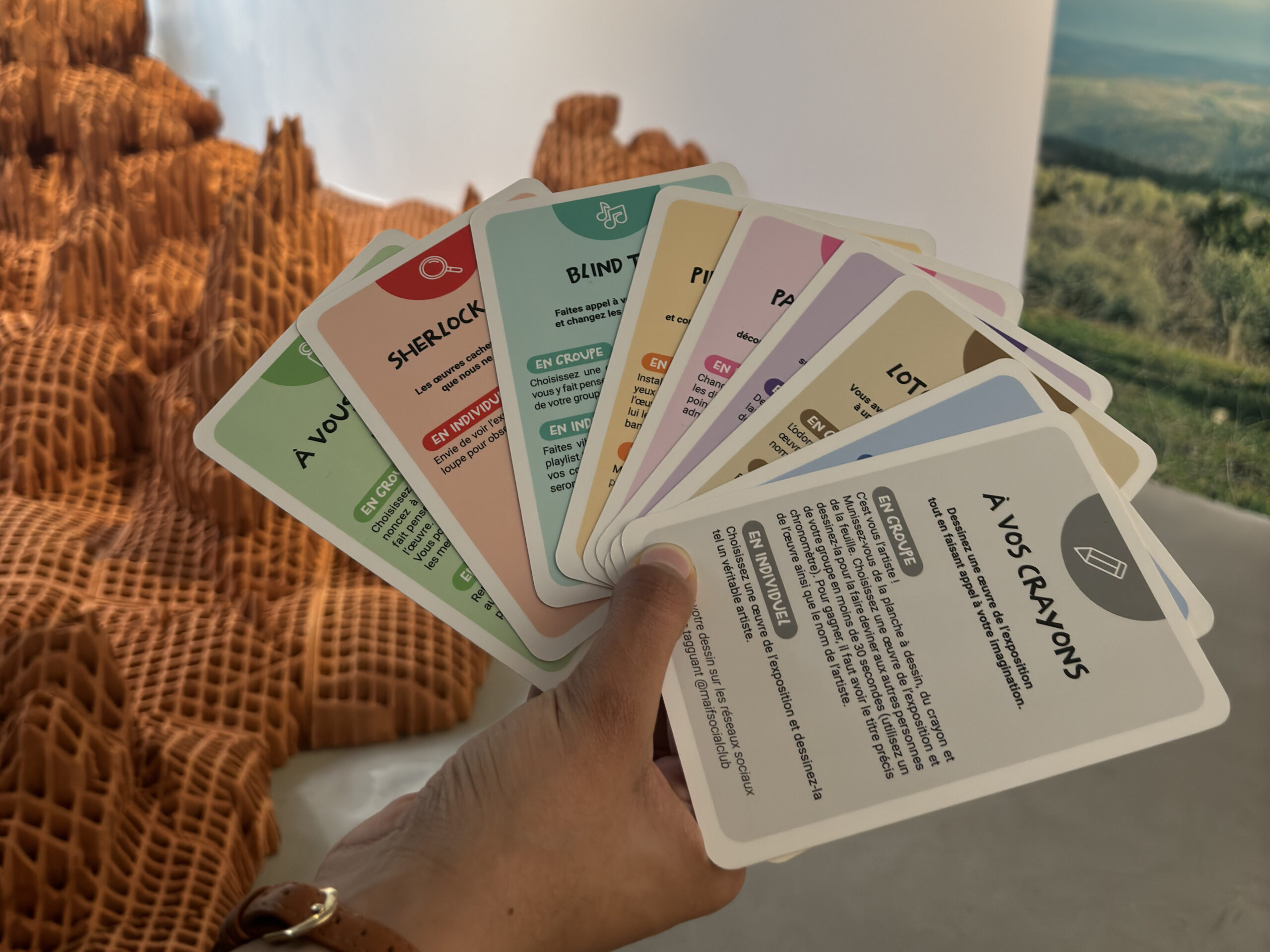 Les cartes de l'exposition Chaosmos