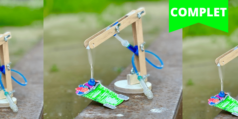 grue ramasseuse de déchets complet