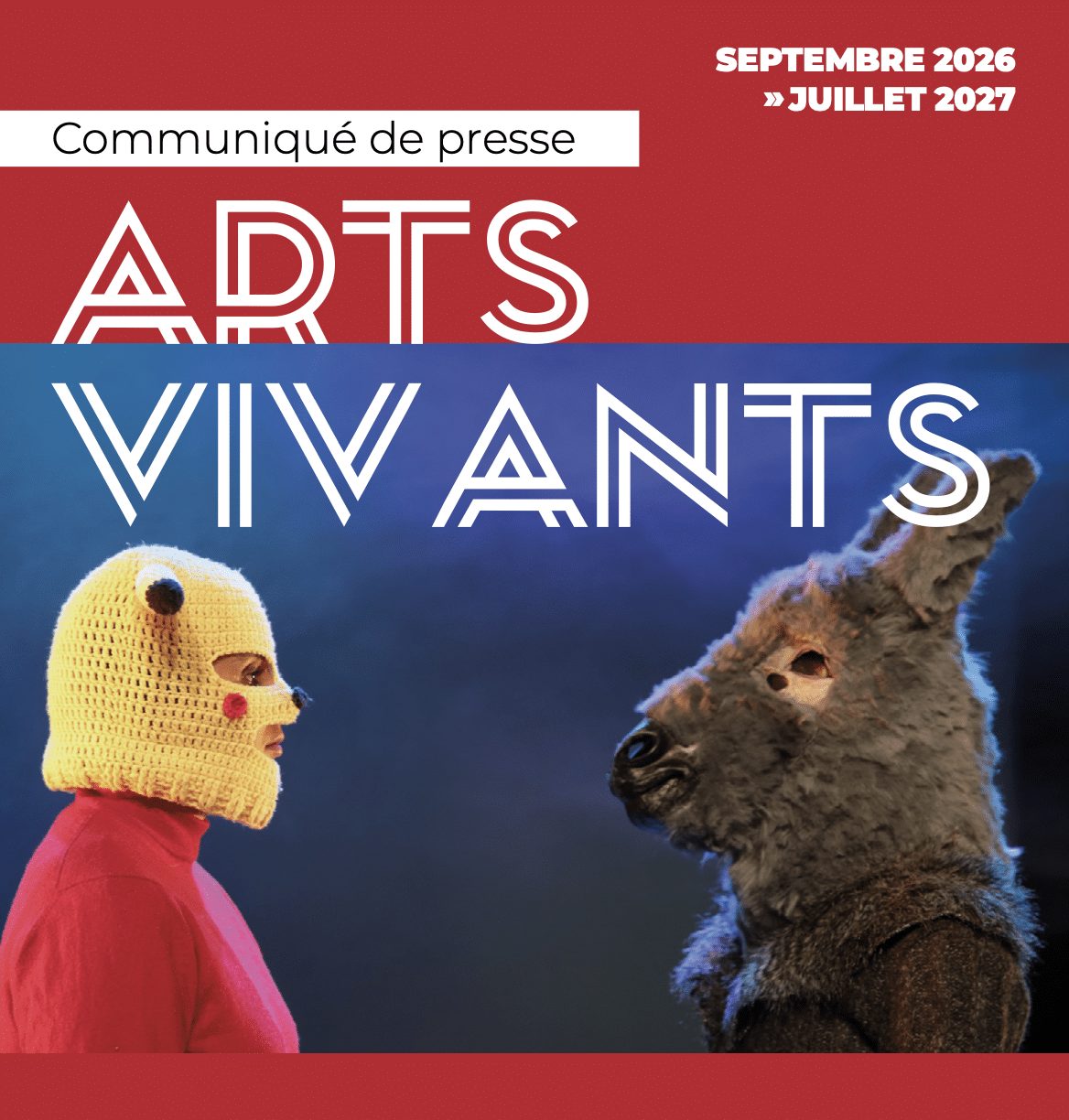 Visuel de couverture du communiqué de presse Arts Vivants