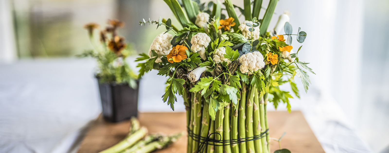 Bouquet « zéro-déchet » à croquer