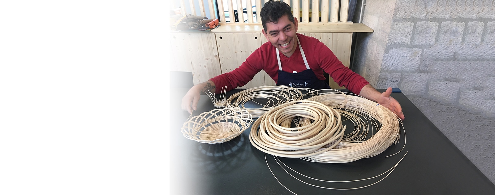 Atelier vannerie avec Wadie