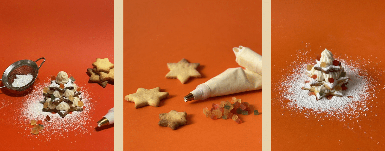 décoration sapin de noel en biscuit