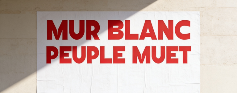Mur blanc, Peuple muet (ados/adultes)